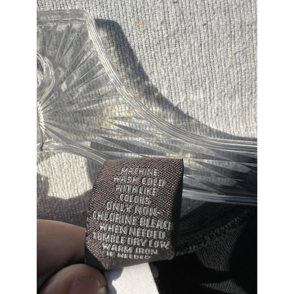 Additions by Chicos women’s tank top size 0/US 4XS black V-neck stretch - Picture 6 of 7